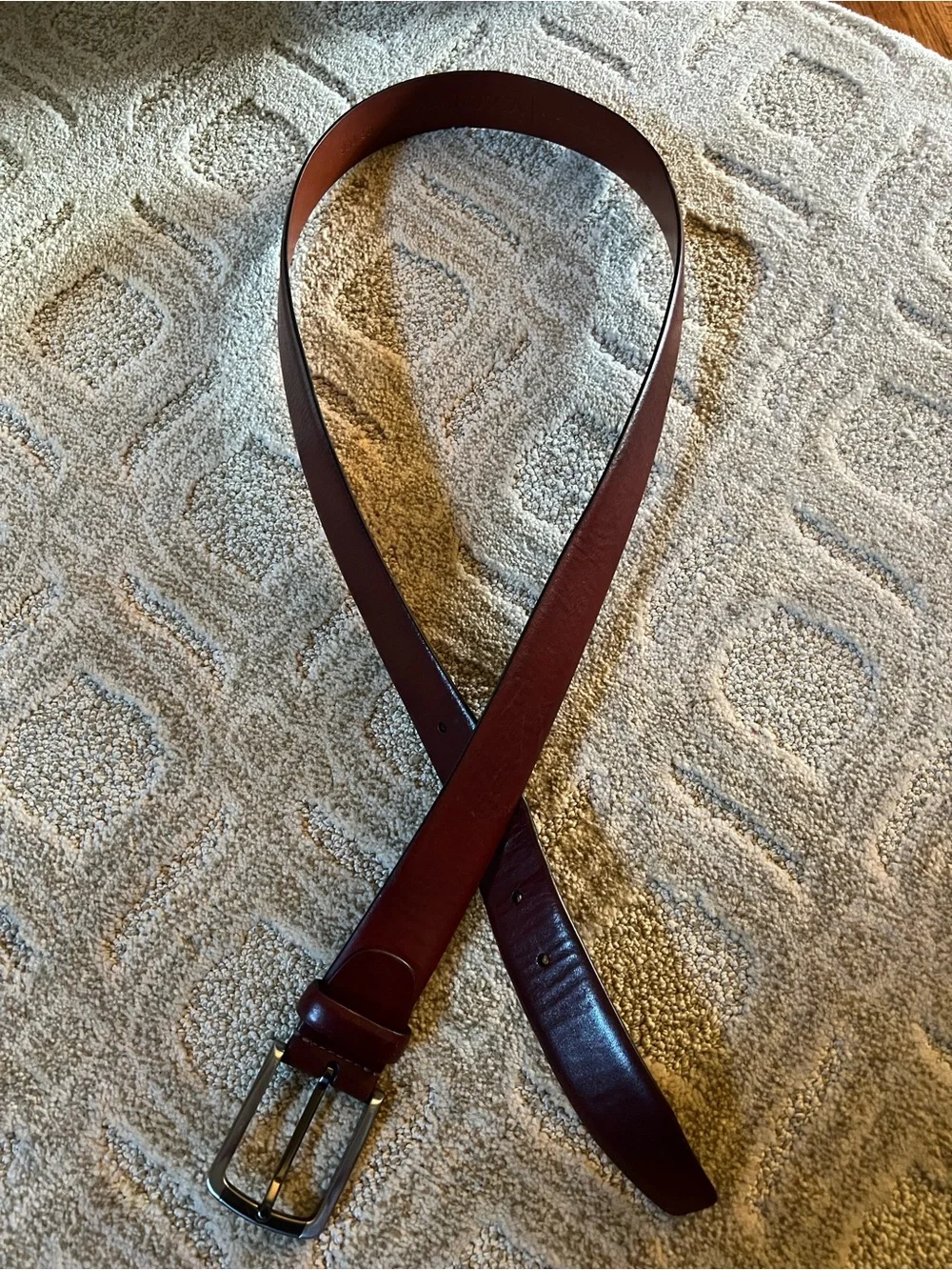 Bosca Men's Belt Old Leather Napoli Dark Brown Size 44/110